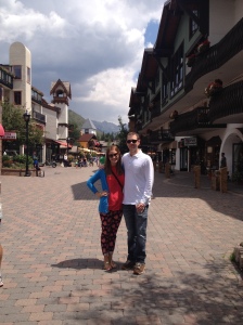 Great day with friends and the hubby in my favorite mountain village!